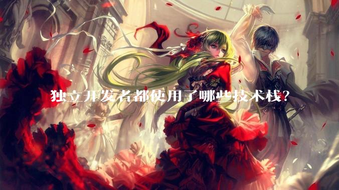 独立开发者都使用了哪些技术栈？