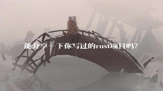 能分享一下你写过的rust项目吗？