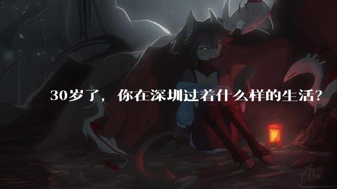 30岁了，你在深圳过着什么样的生活？